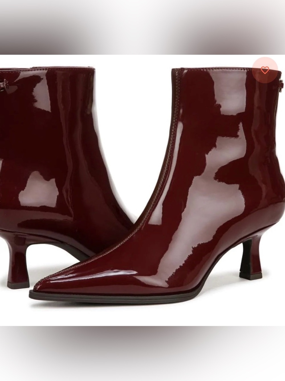 Circus by Sam Edelman Yuki Pointed Ankle Boot in Chianti/Deep Pecan